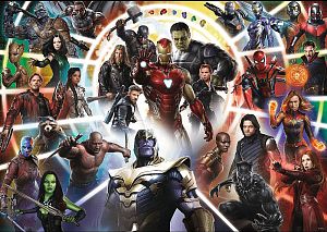Пазл Trefl 1000 деталей: Мстители: Конец игры / Герои Marvel (УЦЕНКА)