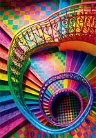 Пазл Clementoni 500 деталей: Цвета-винтовая лестница