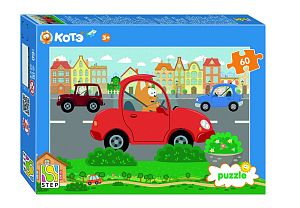 Пазл Step puzzle 60 деталей: Котэ