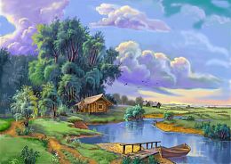 Пазл Фрея 500 деталей: Родные просторы