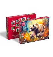 Пазл Cherry Pazzi 1000 деталей: Медведица с медвежатами