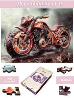 Пазл деревянный Алма 500 деталей. Время свободы. Мотоцикл.