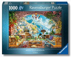 Пазл Ravensburger 1000 деталей: Вид с средиземноморской террасы