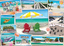 Пазл Cobble Hill 1000 деталей: Отдых на пляже