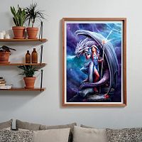 Пазл Clementoni 1000 деталей: Дракон и маг