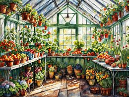 Пазл деревянный Алма 500 деталей Домик в деревне. Урожай