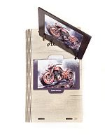 Пазл деревянный Алма 500 деталей. Время свободы. Мотоцикл.