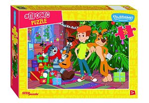 Пазл Step puzzle 35 деталей: Простоквашино. Продолжение