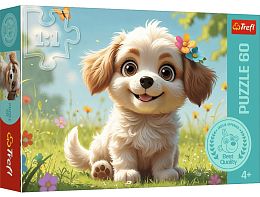 Пазл Trefl 60 деталей: Будь щенком!