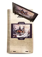 Пазл деревянный Алма 500 деталей. Волшебство природы. Сказочный домик в зимнем саду