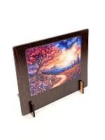 Пазл деревянный Алма 500 деталей. Волшебство природы. Дерево среди гор и цветов