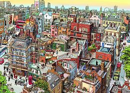 Пазл Heye 2000 деталей: Шерлок Холмс