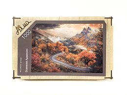 Пазл деревянный Алма 1000 деталей. Волшебство природы. Осенняя Армения.