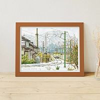 Пазл Pintoo 1200 деталей: Тадаси Мацумото. Тропа хурмы