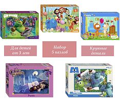 Набор Step Puzzle для детей 5 шт 35 деталей: Мультфильмы-25