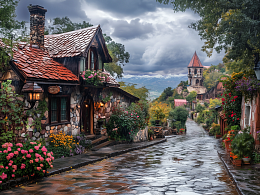 Пазл Алма деревянный 500 деталей. Города и страны. Дорога к морю