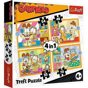 Пазл Trefl 35#48#54#70 деталей: Гарфилд
