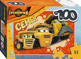 Пазл Step puzzle 100 деталей: Грузовички